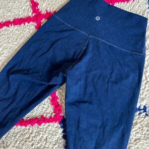 Lululemon Wunder Under Navy 23’’ Leggings